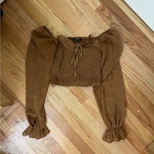 Privy size small women’s square neck blouse